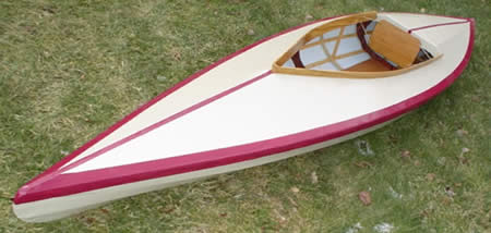 The English Kayak - custom made skin-on-frame ultralight kayak.