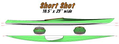 short- shot skin on frame kayak