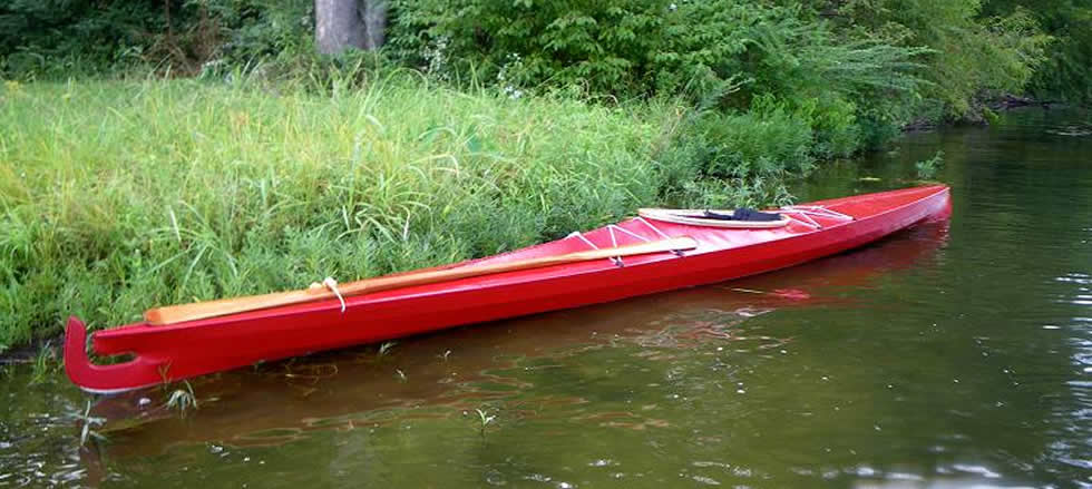 FireFly Baidarka skin on frame kayak baidarka